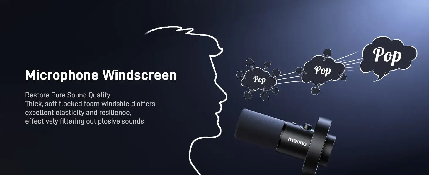 Maono PD300X Dynamic Microphone XLR USB Podcast Recording Mic 192kHz24bit For Content Creation Home Audio Studio Noise Reduction