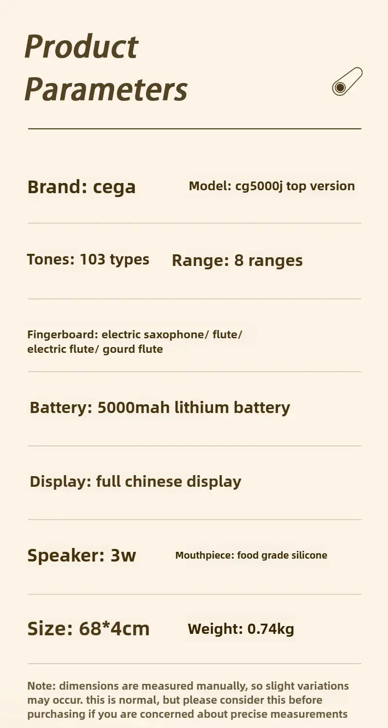 Midi Electronic Wind Instrument Bluetooth Connection Saxophone Portable Mini Electric Saxophone LED Screen Electronic Blowpipe