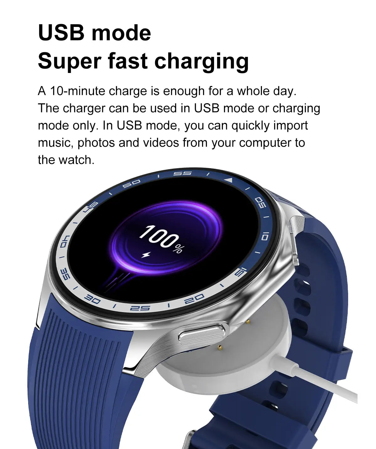 2024 New For OPPO Watch X Smart Watch 4G Memory Music Video Bluetooth Call IP68 Waterproof AMOLED Smartwatch For TWS Earphones