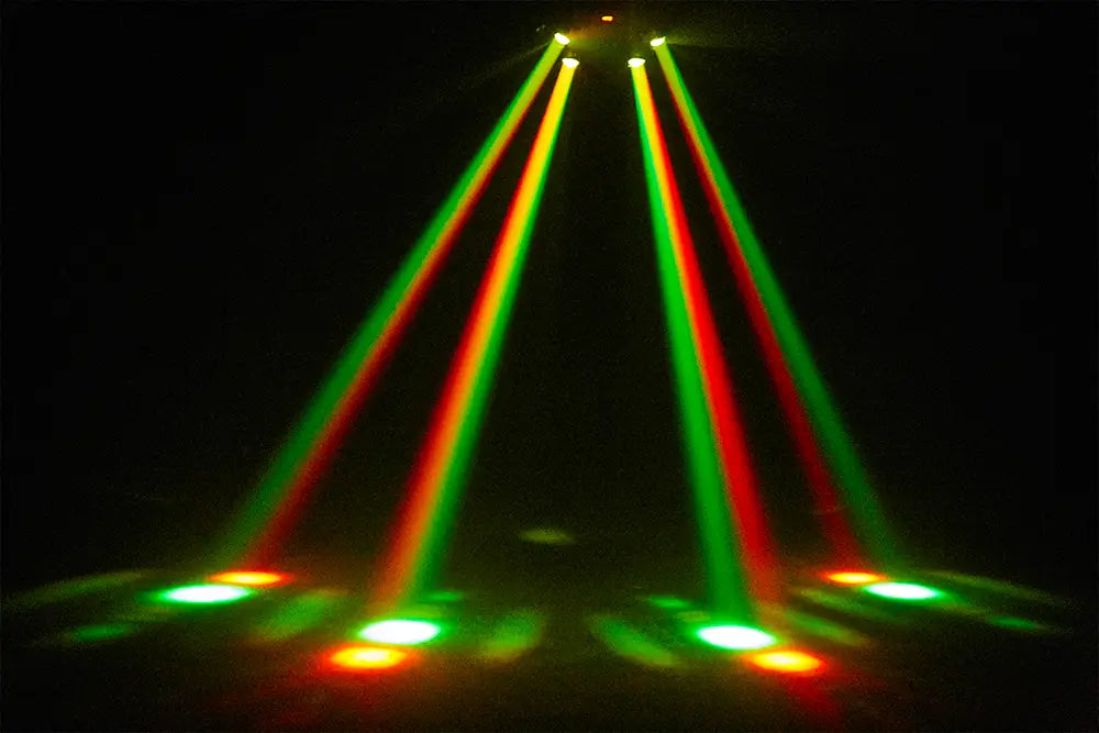 80W LED Moving Head Beam Lights Remote Control Dual-Head Disco Party RGBW DMX512 DJ Equipment Stage Lighting For Event Club Xmas