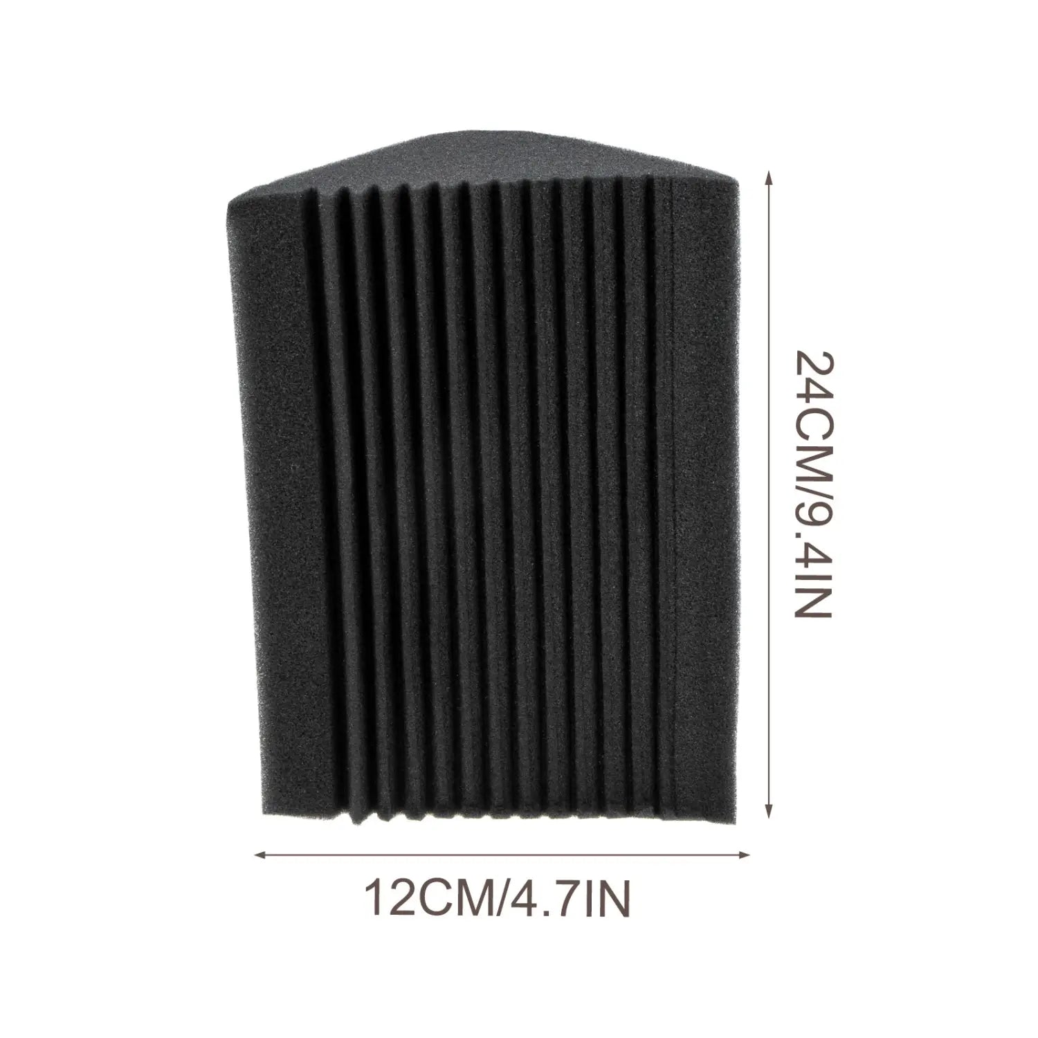 3Pcs Sound Insulation Board Corner Bass Trap Acoustic Panels Sound Absorbing Wall Tiles for Recording Studio Ktv Soundproofing