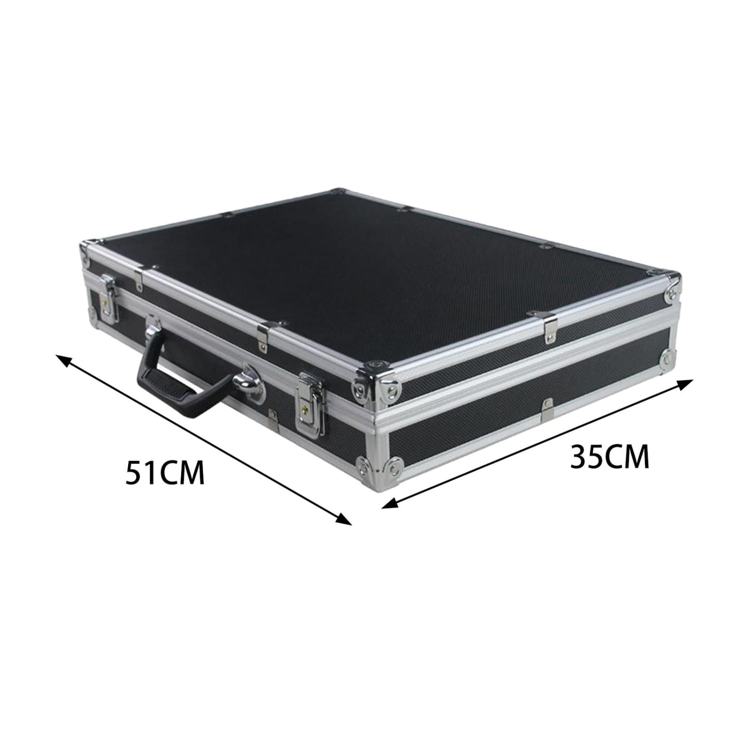 Microphone Case Studio with Sponge Lining Impact Resistant Instrument Box Singing Professional Hard Shell Mic Case for 4/8 Mics