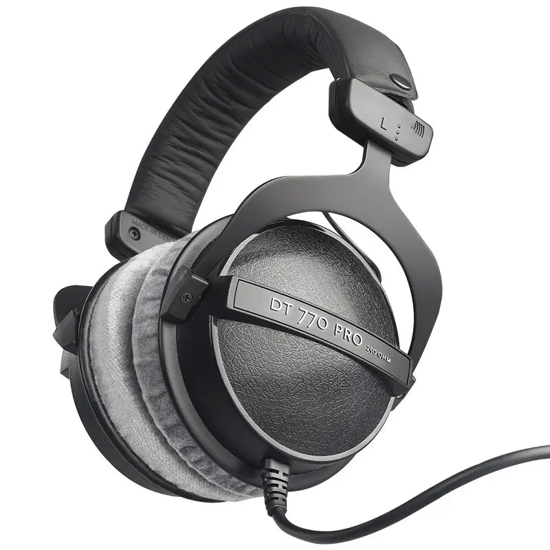 Sanpusen DT770 PRO 80/250Ω Studio Monitor Closed-Back Headphones High-Fidelity Sound for Studio Recording/Mixing/Music