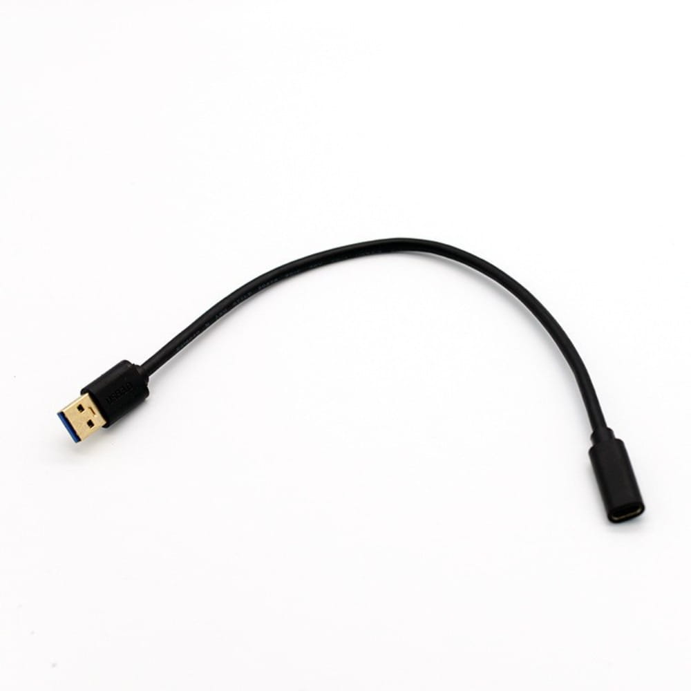 USB 3.0 Male to Type-C Female Extension Cable Compatible with USB C Interface Data Cables Hubs Card Readers and OTG