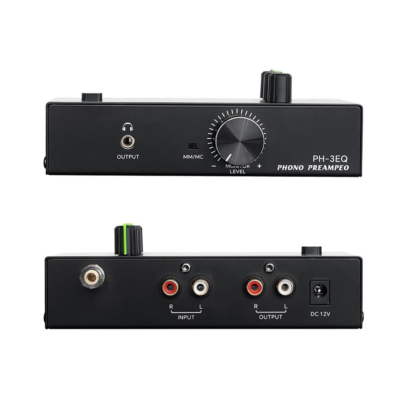 Versatile Turntable Amplifier Professional MM MCs Phonoes Preamp With Adjustable 3 Band EQs For Vinyls Record Player Systems