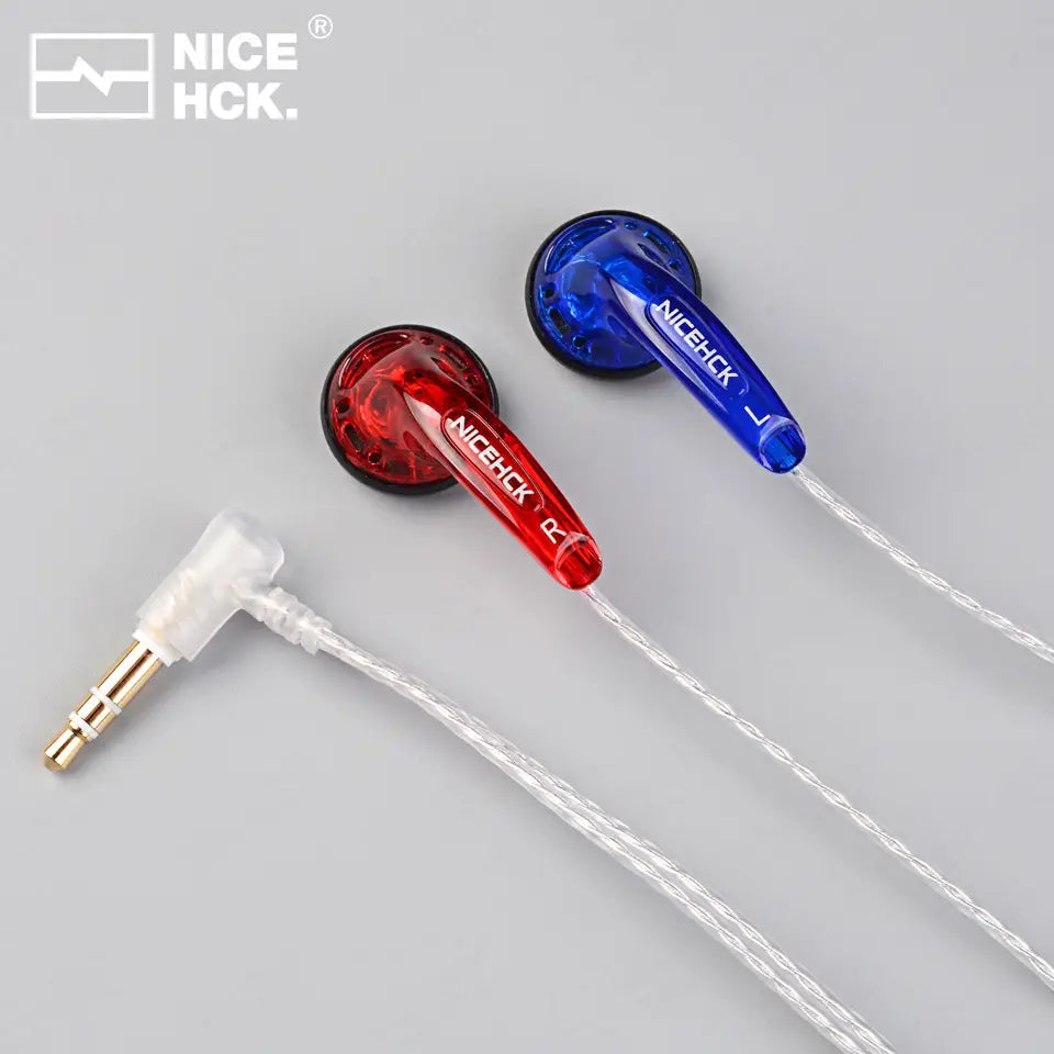 NiceHCK YD30 UV Varnish Surface 3.5mm HIFI Music Wired Earbud 15.4mm Dynamic HD Microphone Earphone for Gaming Meeting Vido EB2S