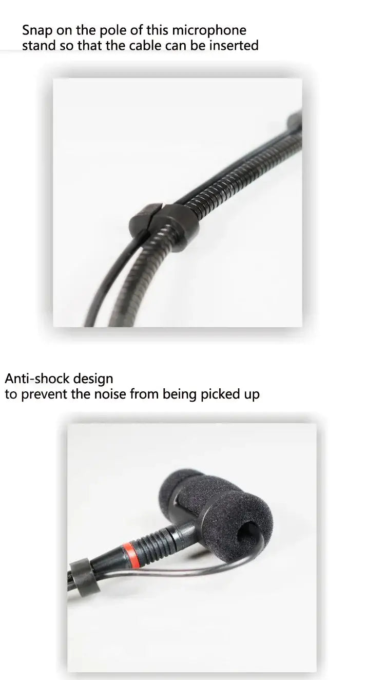 Musical Instrument Microphone Clip Condenser Microphone Universal Holder Clip for Violin Mandolin Cello and Acoustic Guitar