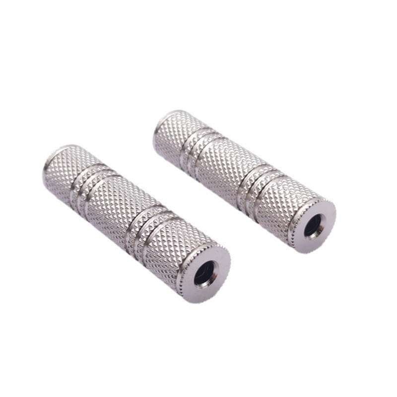 2PCS 3.5mm Jack Coupler Gold Plated 3.5 mm Female to 3.5mm Female Jack plug audio Stereo Coupler Socket Adapter connectors