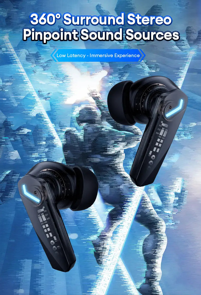 Lenovo GM2 Pro Wireless Headphones Touch Control Game Bluetooth Earphones Noise Reduction HiFi Stereo Music Sport Earbuds Choice