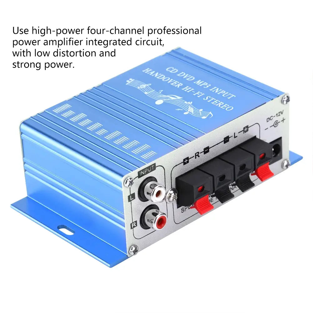 Car Speaker Digital Car Speaker Mini Car Auto Amplifier Mini Digital Car Auto Amplifier Hifi Audio Music CD DVD MP3 FM Player