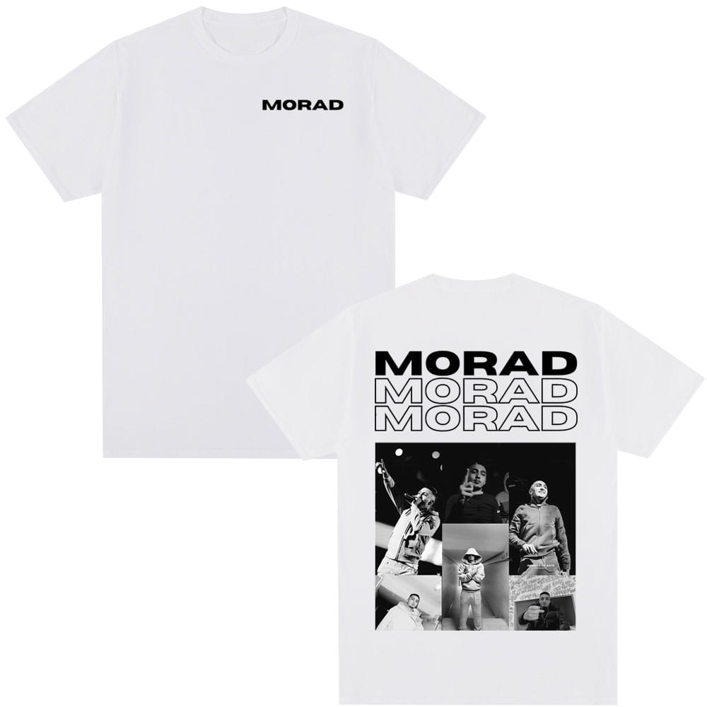 Rapper Morad MDLR Album Merch T Shirt Men women Clothing Casual T-shirt Fashion Hip Hop Short Sleeve T-shirts Streetwear