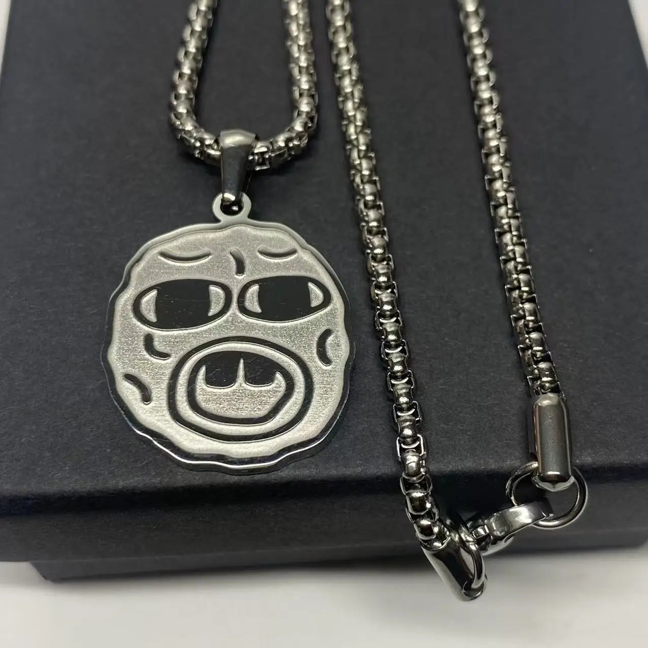 High quality stainless steel Hip Hop Necklace Fashion men’s and women’s trend necklace Rapper fan gift Personality Accessories