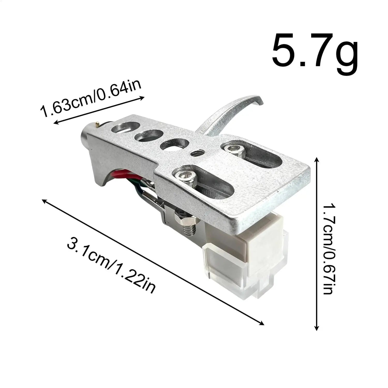 Turntable Cartridge Easy-Mount Adjustable Record Playing Turntable Cartridge For Home Audio System Studio Monitoring Routine