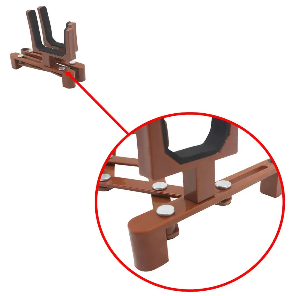 Adjustable Violin Stand Holder Portable Retractable Foldable Fiddle Bracket Sponge Pad Stringed Musical Instrument Violin Parts