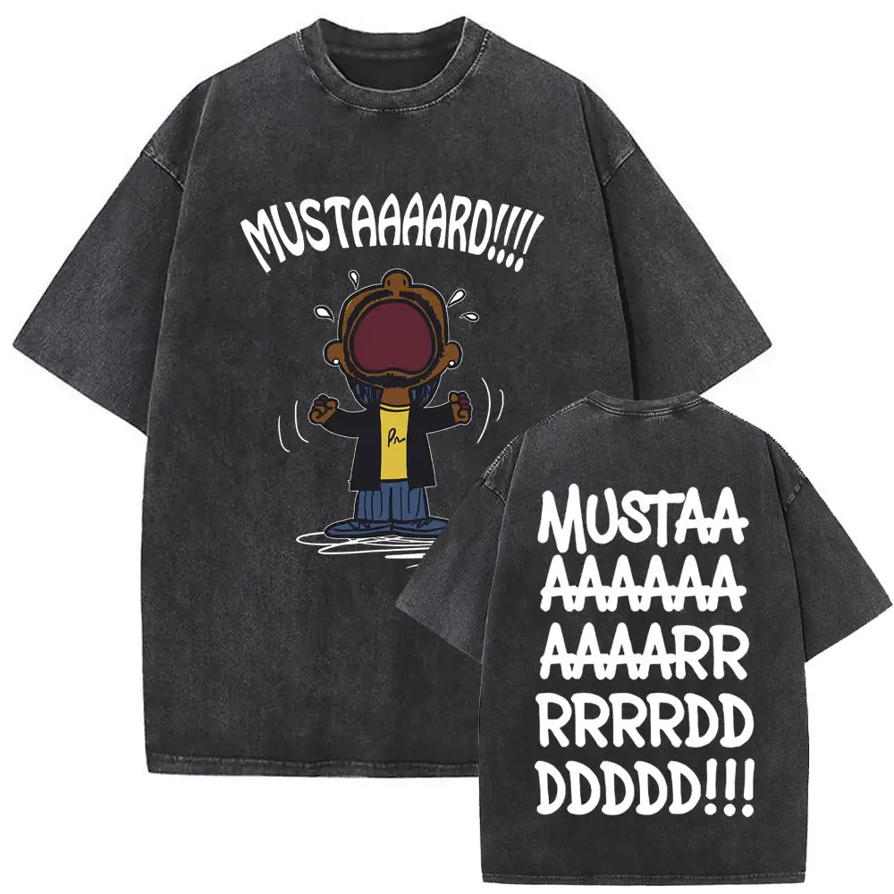 Limited Rapper Kendrick Lamar They Not Like Us Washed Vintage T-shirt Summer Men Women Hip Hop Oversized Street Crewneck T Shirt
