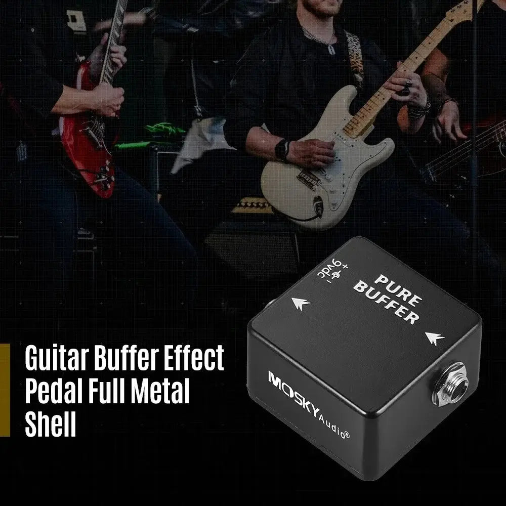 MOSKY Audio PURE BUFFER Guitar Buffer Effect Pedal Full Metal Shell