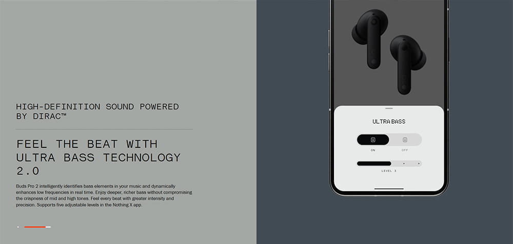 Global Verison Nothing CMF Buds Pro 2 50 dB ANC Up to 11 hrs of non-stop music HiFi sound powered by dual drivers 6 HD mics