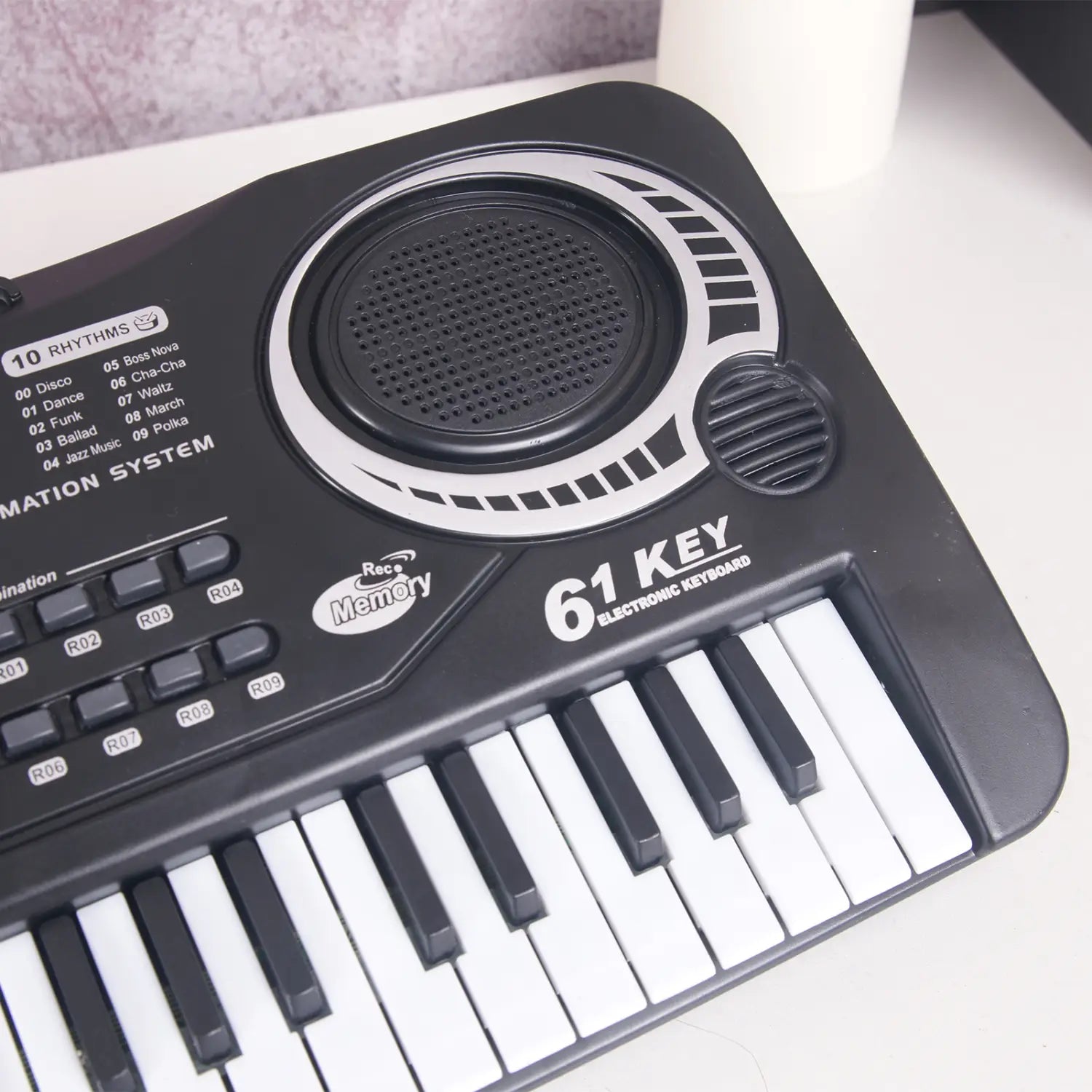 61 Keys Black Digital Music Electronic Keyboard KeyBoard Electric Piano Kids Gift Musical Instrument