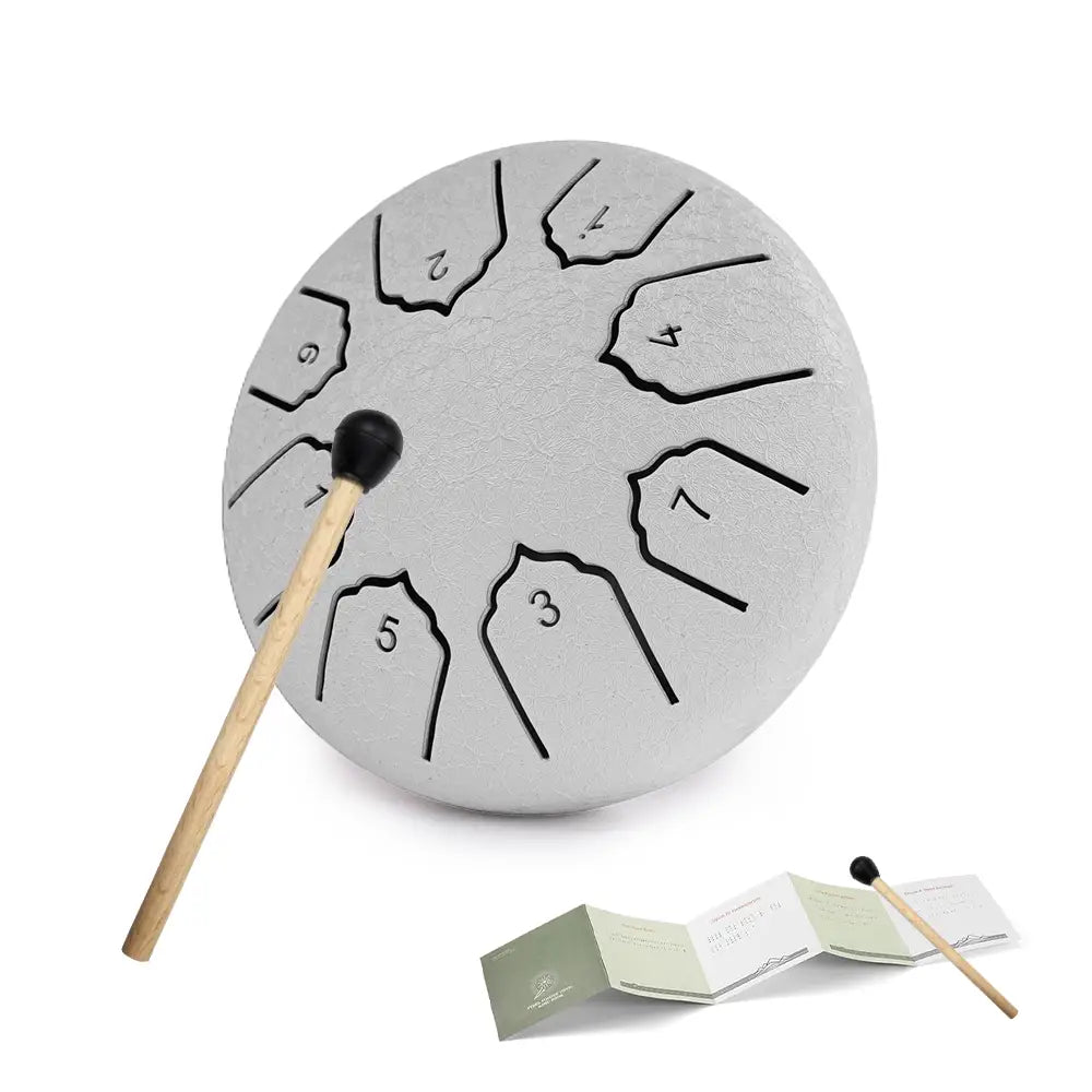 Mini Steel Tongue Drum 4 Inch 8 Notes Rain Drum for OutsideSteel Tongue Drum Rain Chime Musical Instruments for Adults Kids
