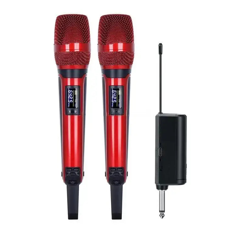 Wireless Karaoke Microphone Dynamic UHF Home Studio Recording for Computer Audio Professional DJ Conference Mic Recharge 2023