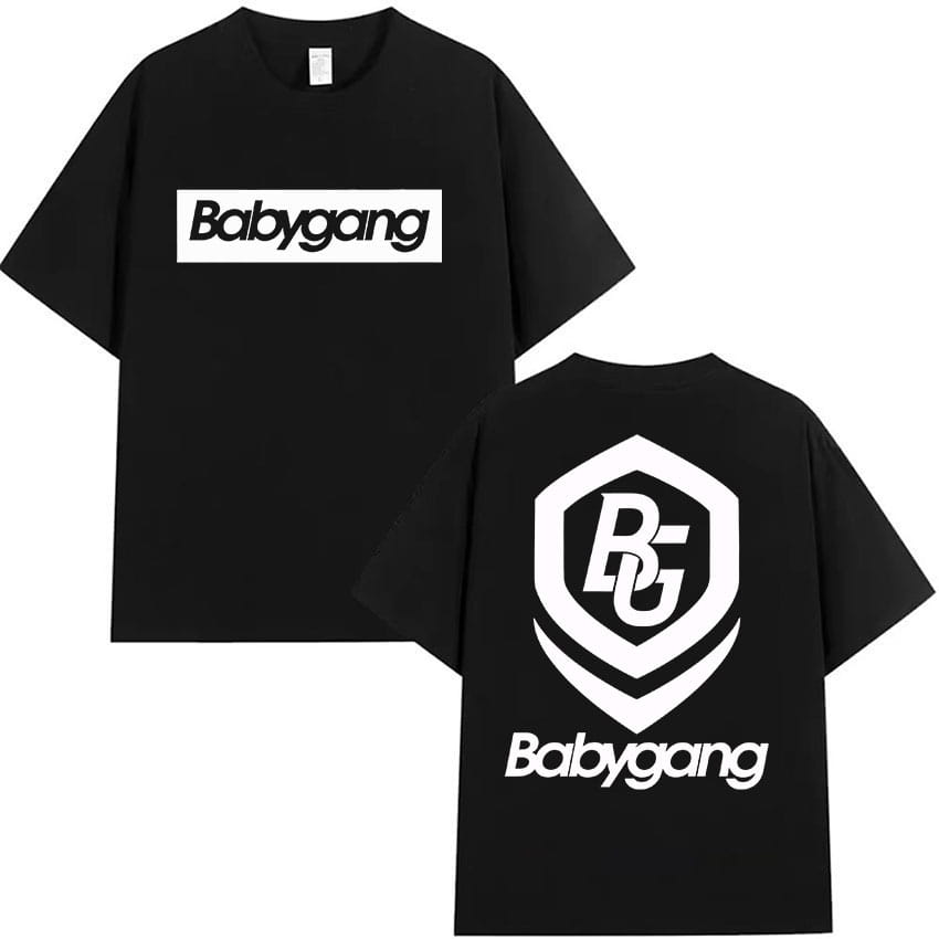 Rappeur Baby Gang Tour 2025 Album Merch T-shirts Men Women Clothing Hip Hop Oversized T Shirt Summer Casual Short Sleeve T-shirt