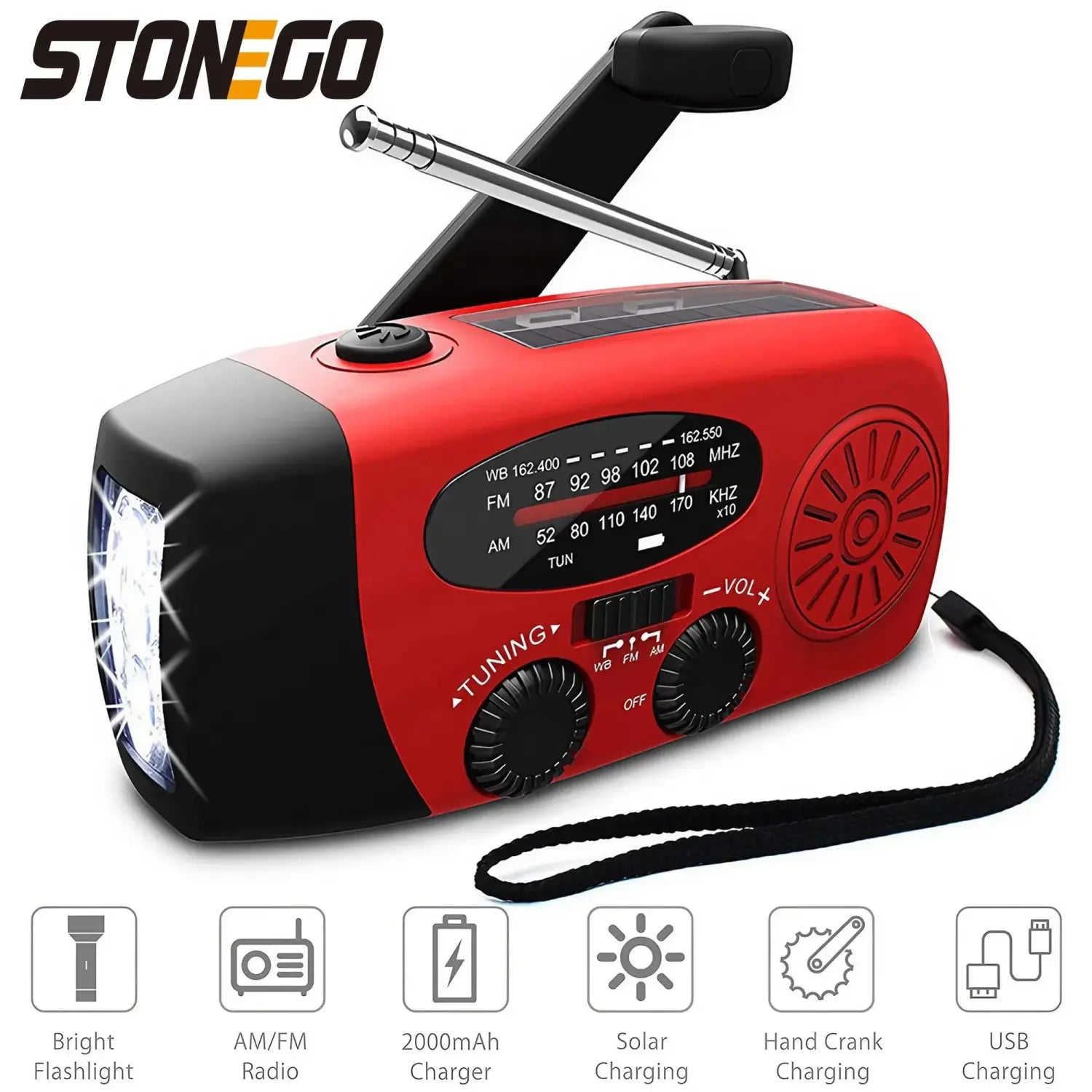 Portable Mini Radio Rechargeable Handheld FM USB TF MP3 Player Wireless Speakers Compact Audio Device