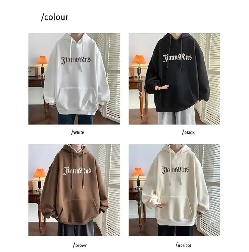 2026 New Hip Hop Graphic Hoodies For Men Harajuku Goth Fashion Fleece Pullover Hoody Y2K Vintage Streetwear Hooded Sweatshirts