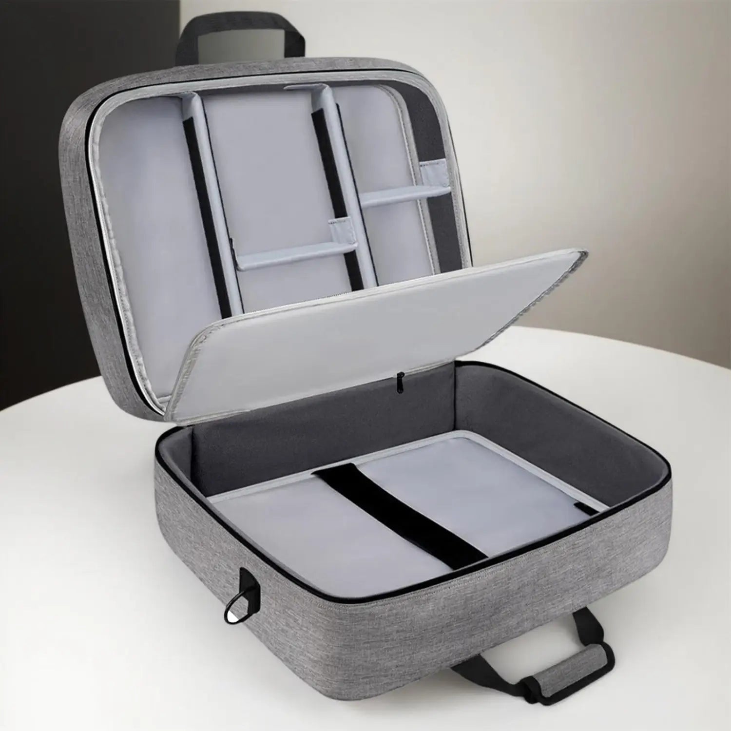 Audio Mixer Carrying Bag DJ Cable File Bag for DJ Gear with Adjustable Storage Scratch-Resistant Sound Instrument Accessories