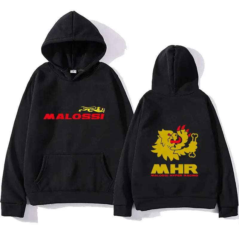 Malossi Theme Printed Hoodie Men’s Sweatshirt Unisex Streetwear Hip Hop Style Autumn Winter Fashion Hip Hop Male Tops Clothes