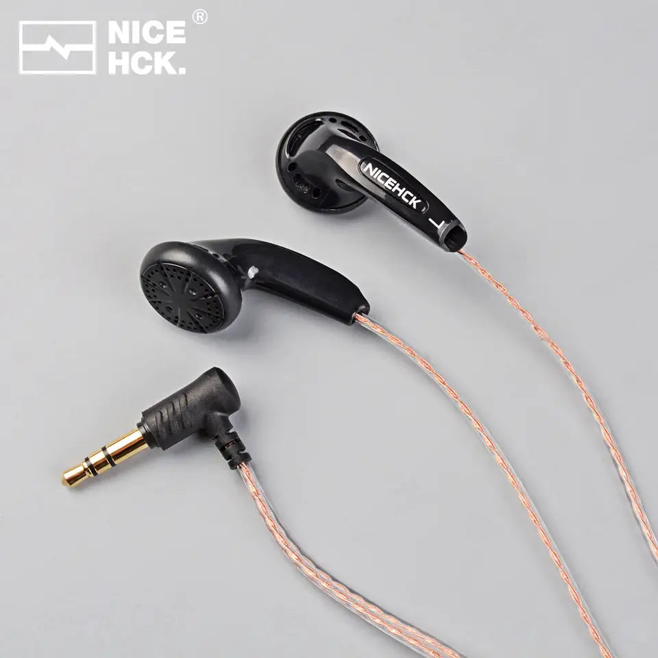 NiceHCK YD30 UV Varnish Surface 3.5mm HIFI Music Wired Earbud 15.4mm Dynamic HD Microphone Earphone for Gaming Meeting Vido EB2S