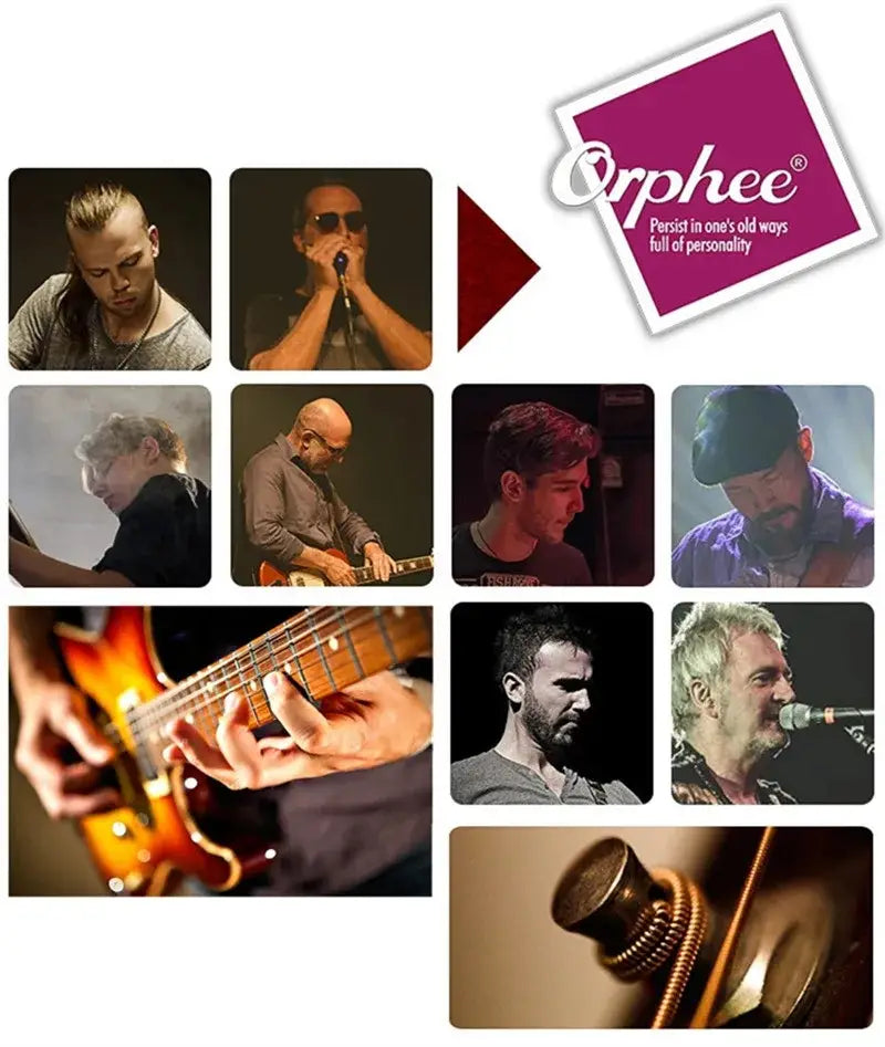 Orphee RX15 17 19 Electric Guitar Strings Nickel Alloy Super Light Tension Musical Instruments Accessories