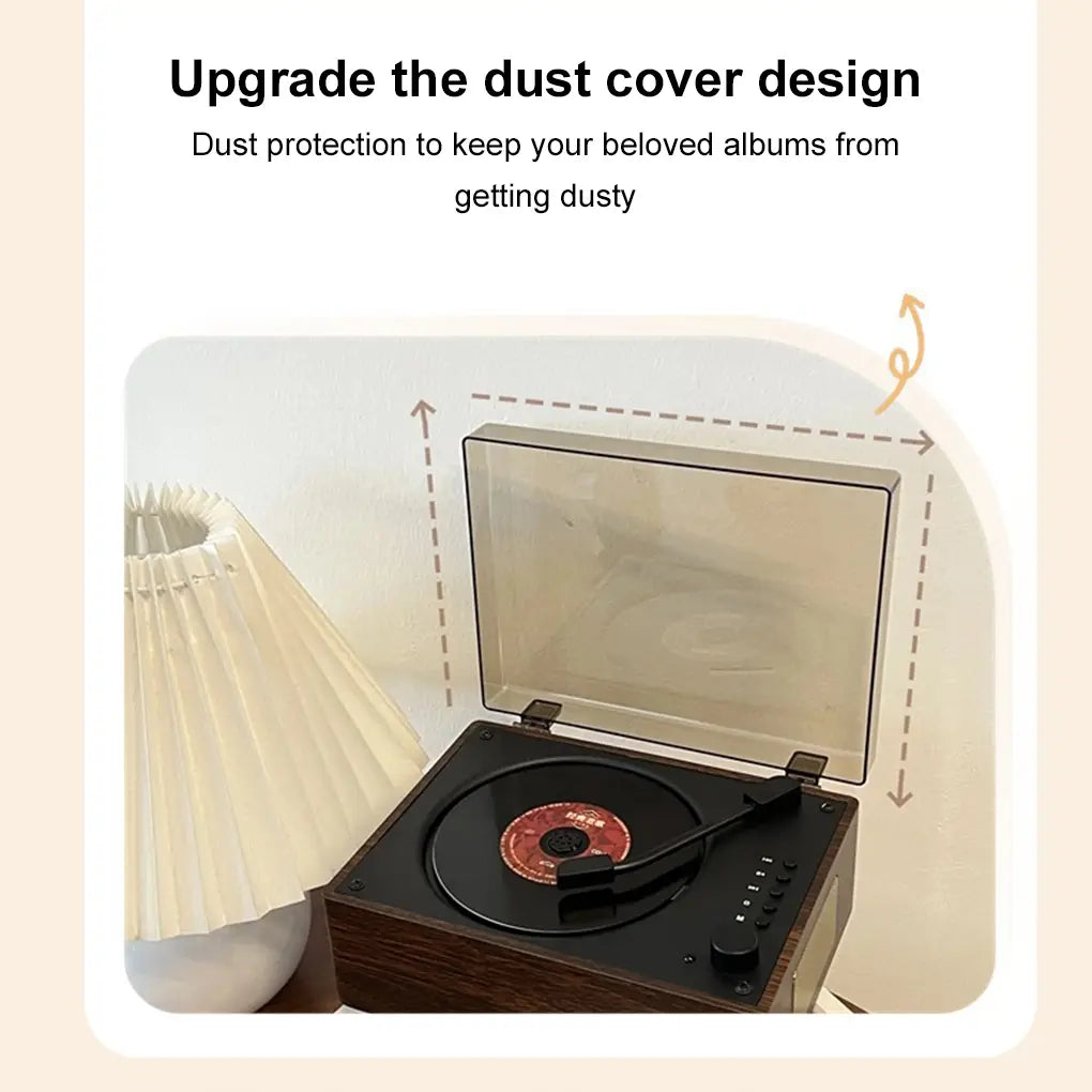 Portable Retro CD Player Rechargeable Two-way Bluetooth-Compatible 5.0 Wireless Speaker Support CD USB 3.5mm AUX CD Music Player
