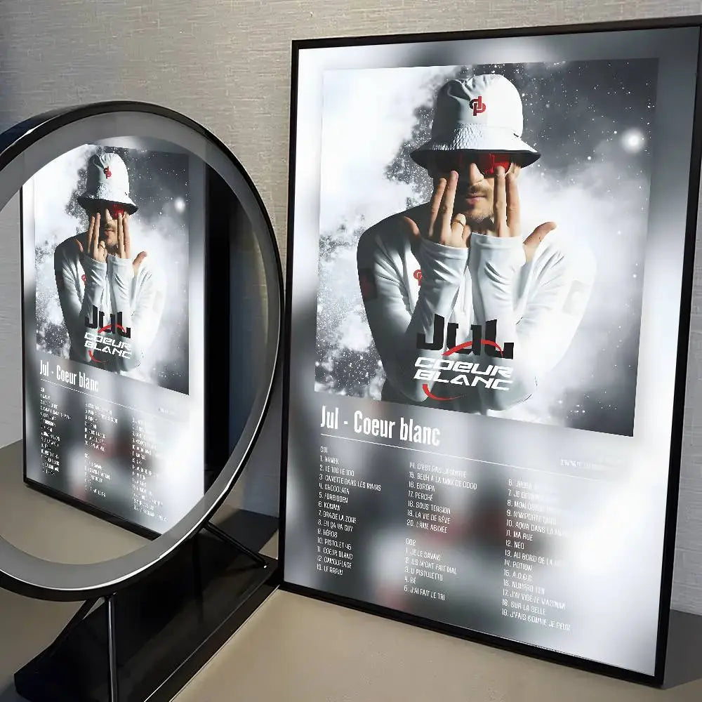Popular Music Rapper Singer J-Jul High-Quality Posters Aesthetic Wall Painting Stickers For Dormitory And Living Room Decor