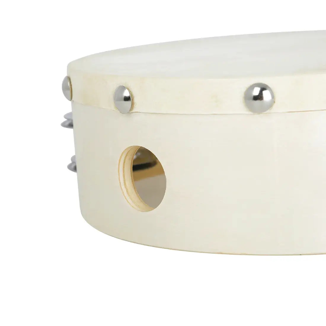 IRIN Orff 6 Inch Tambourine Sheepskin Handheld Drum Double Side Children Enlightenment Music Toys Percussion Education Drums
