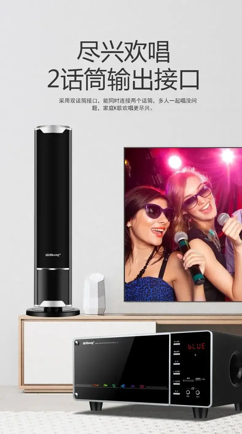1000W high-power caixa de som bluetooth home TV living room KTV Bluetooth speaker surround sound subwoofer theater sound system