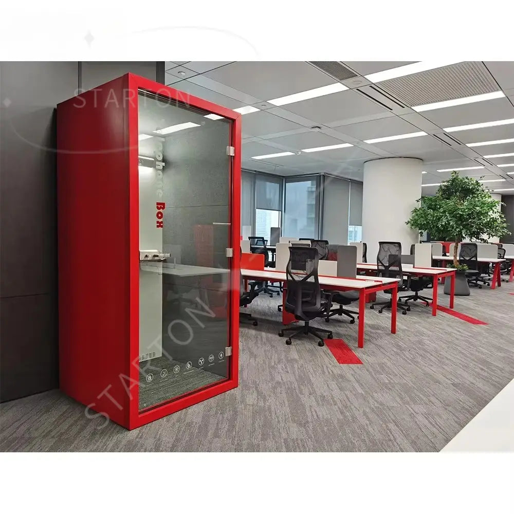 Modern Office Furniture Home Pod Portable Studio Work Sound Proof Mobile Soundproof Single Person Office Pods