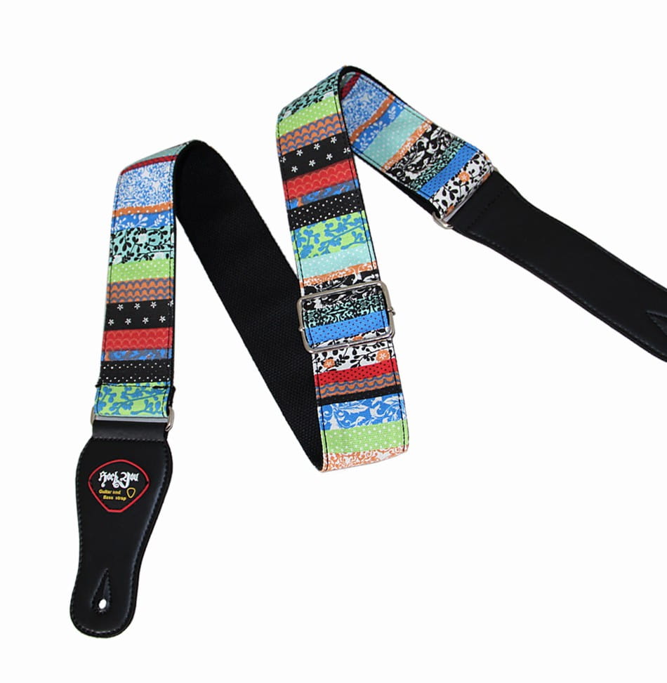 New High Quality Cotton Guitar Strap Acoustic Guitar Strap Electric Bass Guitar Strap Adjustable Length Widen 6.2 Cm