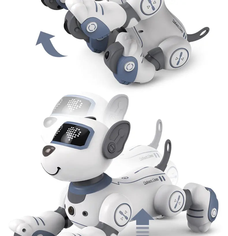 Intelligent Remote Control Robot Dog Electronic Stunt Voice Command Programmable Touch-sense Music Song Children’s Toys for Boys