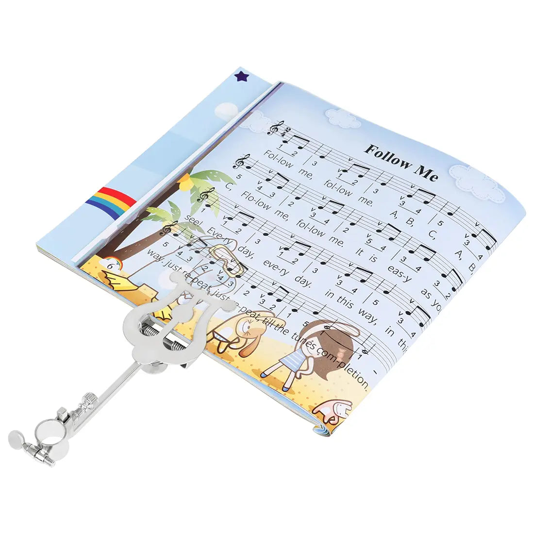 IRIN Music Stand Clarinet Trumpet Flute Winds Saxophone Baritone Portable Marching Sheet Music Stands Musical Instruments Parts