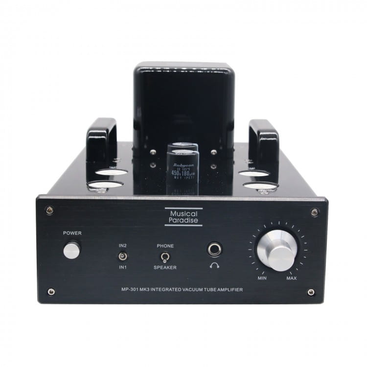 Musical Paradise MP-301 MK3 Deluxe Mini Tube Amplifier With Headphone Output (6L6 + 6J8P) Audio Product Accessory