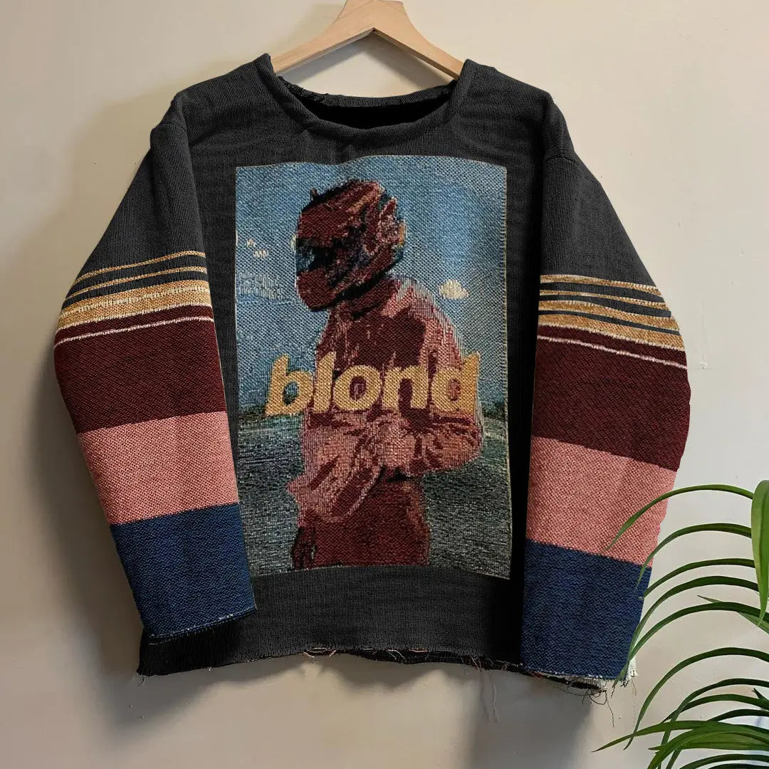 Sweatshirt Y2K Clothes American Gothic Hip Hop 3D Digital Graphics Oversized Sweatshirt Mens Womens Round Neck Long Sleeve Tops