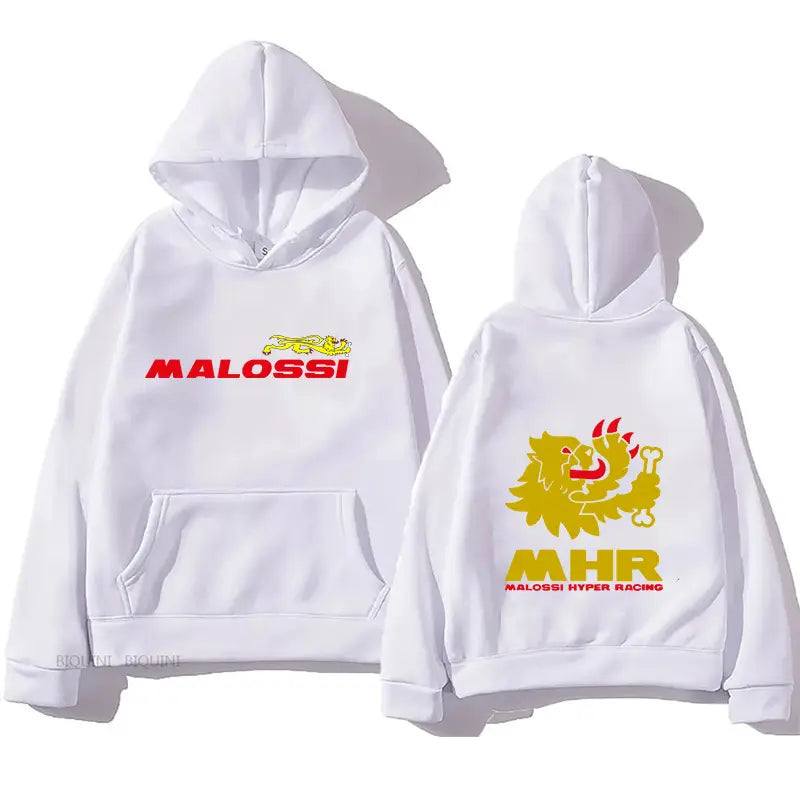 Malossi Theme Printed Hoodie Men’s Sweatshirt Unisex Streetwear Hip Hop Style Autumn Winter Fashion Hip Hop Male Tops Clothes