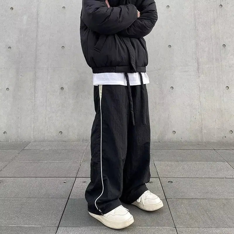 Women Casual Joggers Pants Fashion Streetwear Oversized Sports Wide Leg Pants Hip Hop Y2k Sweatpants High Waist Baggy Trousers