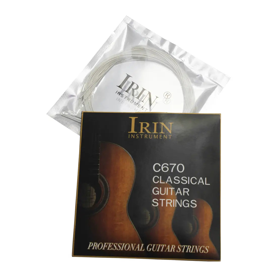 IRIN C670 Classical Classic Guitar Strings Replacement Parts Transparent Nylon String Core Silver Musical Instrument Accessories