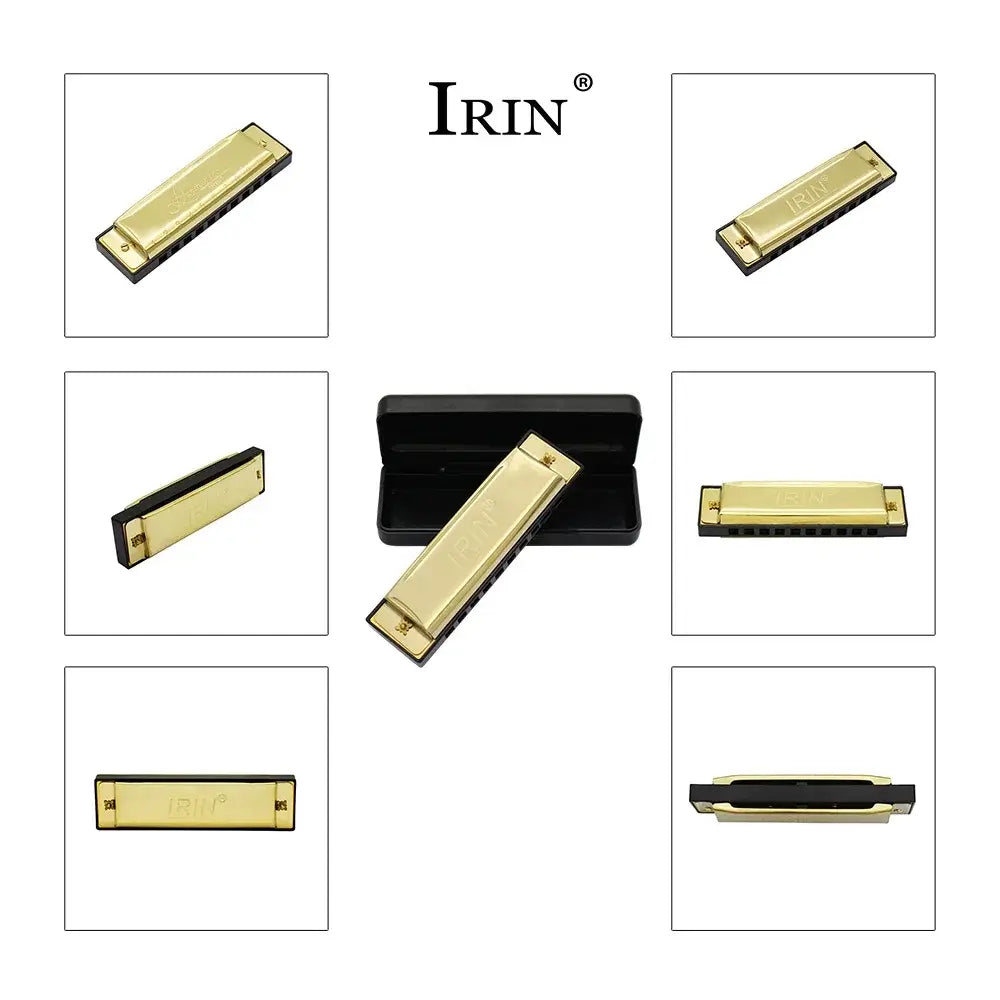 IRIN Harmonica 10 Hole 20 Tones Harmonica Mouth Organ Suitable For Music Enthusiasts Woodwind Instrument Harmonica Gifts