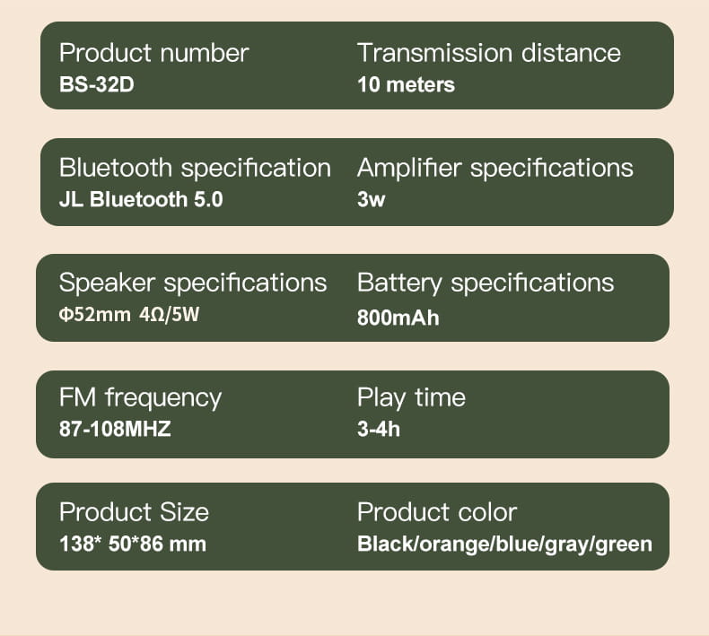 Wireless Caixa De Som Portable Bluetooth Speaker Sound Music Box Blutooth For Handfree Mini Subwoofer Bocina Blootooth Hand Free
