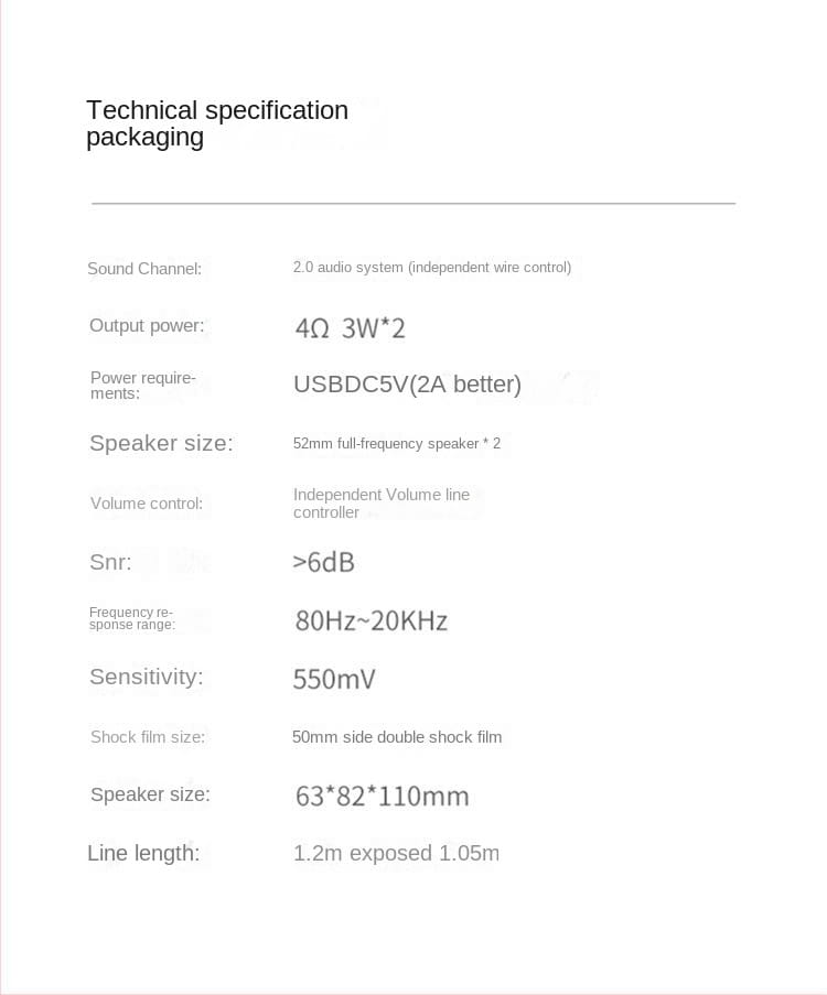 Lenovo M550 audio super cool desktop wired multimedia 2.0 subwoofer power amplifier notebook desktop computer audio usb external