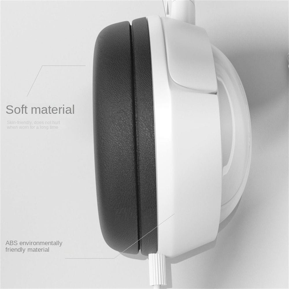 Music Earbuds Over Ear Wierd Headphones HiFi Stereo Music Stereo 3.5mm Headset Adjustable Audio Bass Macaron Headphone Tablet