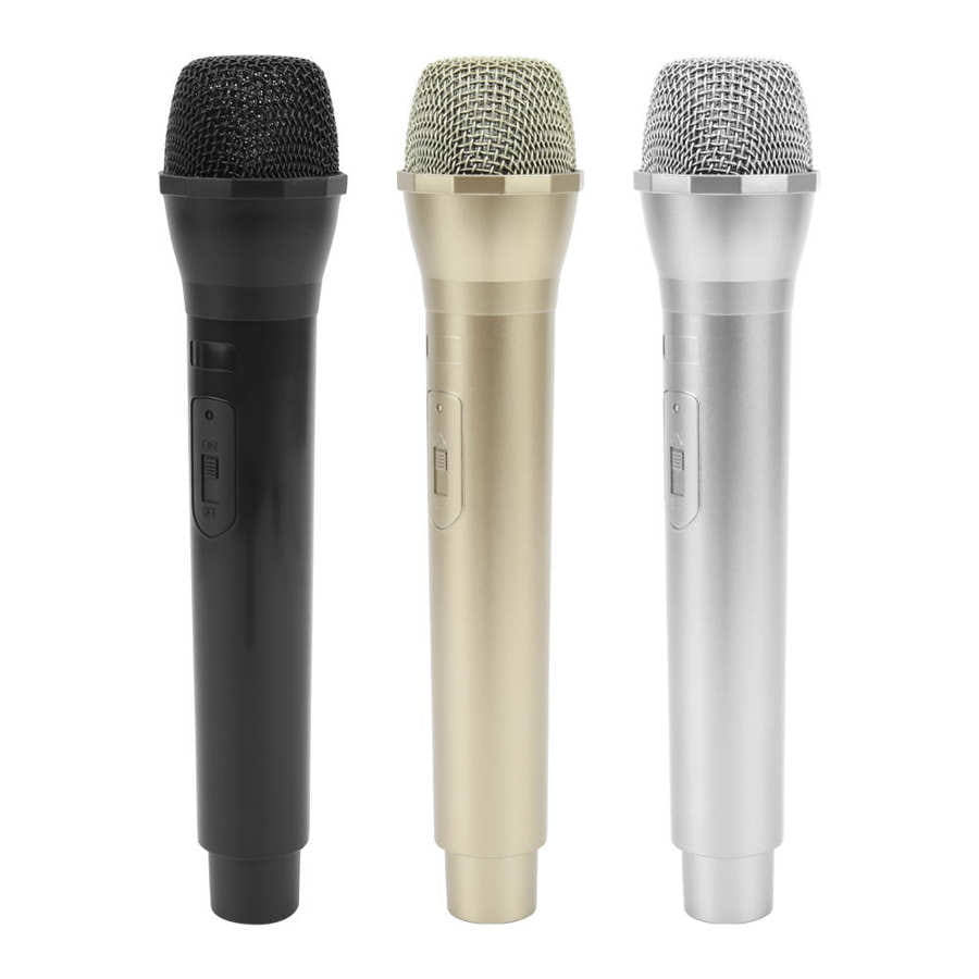 Prop Microphone for Karaoke Dance Shows Practice Microphone Prop for Karaoke studio microphone