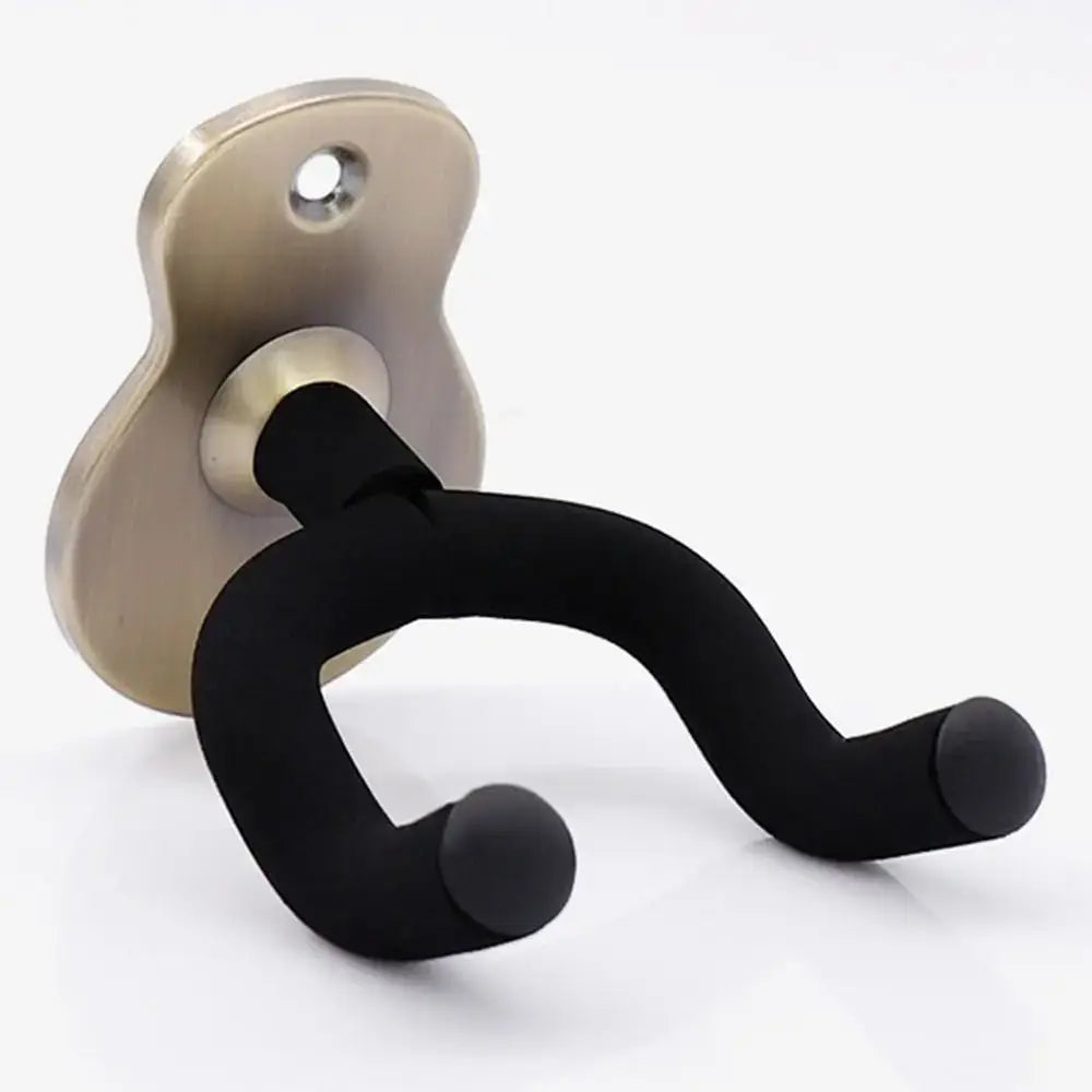 Wooden Guitar Wall Mount Hanger Heavy Duty Unique Design Bent Ukulele Hook Bass Storage Acoustic Electric Guitar Rack Bracket